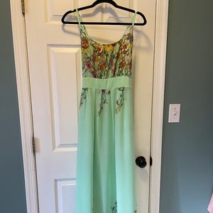 Cottagecore Spring Mint Green Dress Size Small